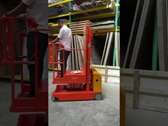 ความจุ 1,000lbs รถยกใบสั่งซื้อรถยกไฟฟ้าขนาด 60 * 30 * 120 นิ้ว
